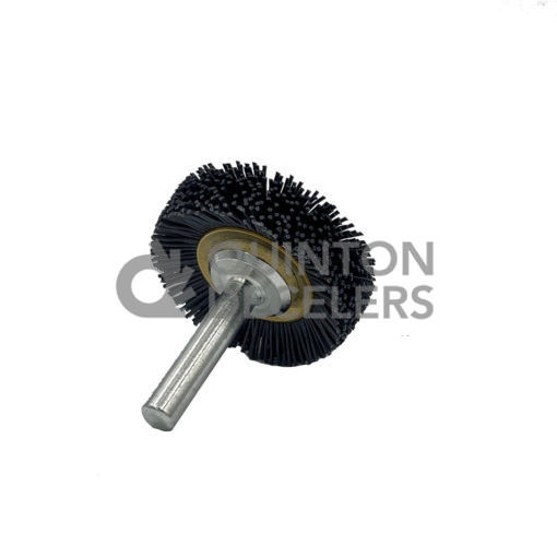 Brosse sur tige nylon abrasif