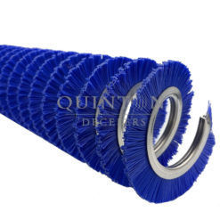 Brosse spiralé enroulé extérieur fibre nylon bleu